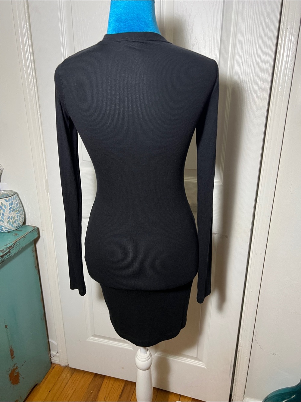 NWOT CLYQUE The Label Annie Black Bidi Dress Stretchy Women’s Small - Picture 6 of 9